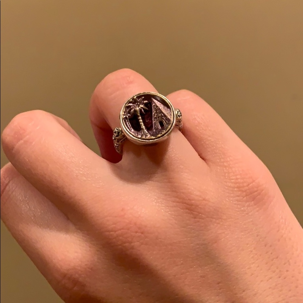 1800’s button ring